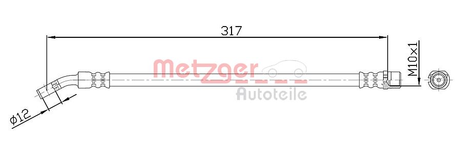 METZGER Gumifékcső 4113680_METZ